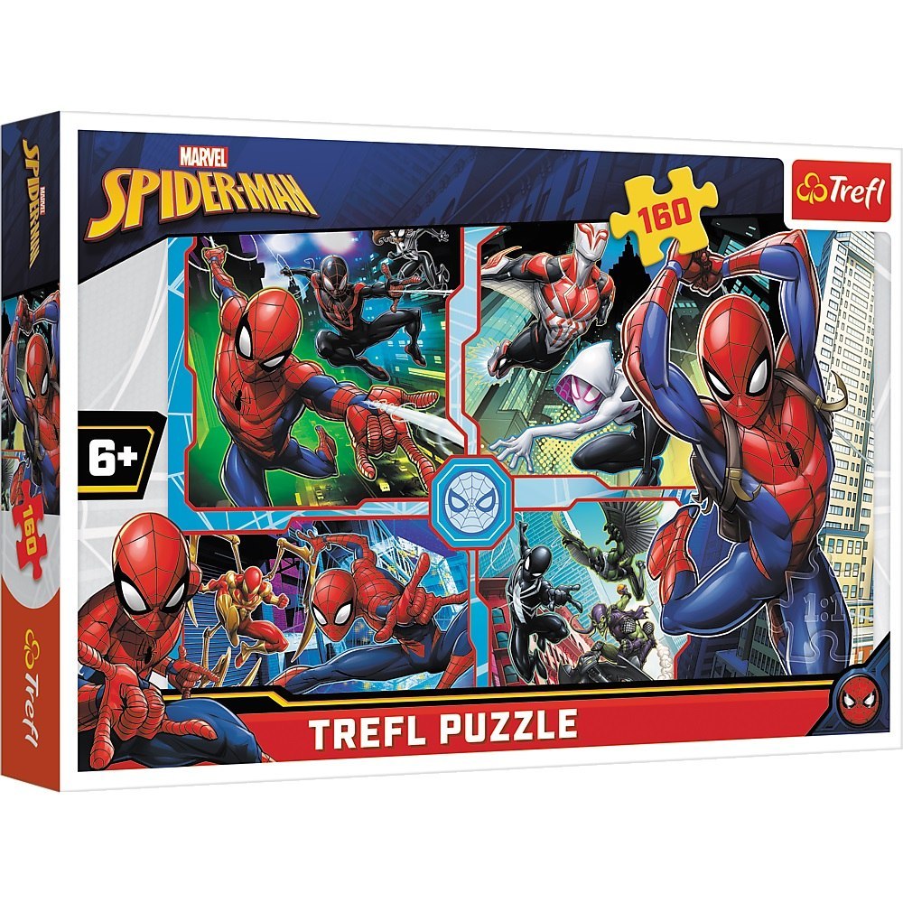 PUZZLE 160 PIECES SPIDER-MAN TO THE RESCUE TREFL 15357